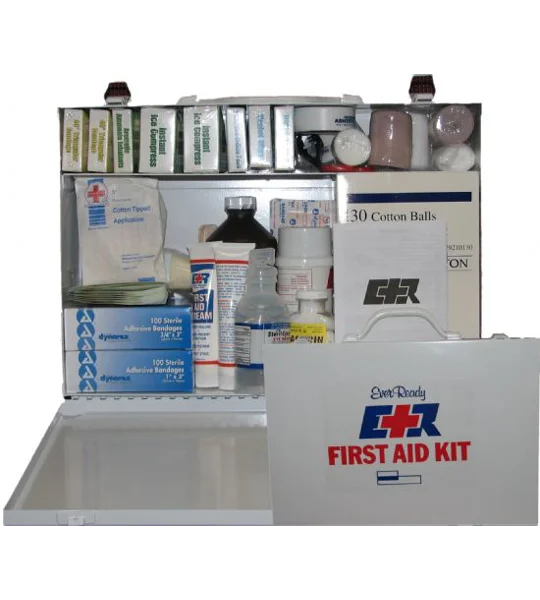 First Aid Kit 75 Person Metal Case