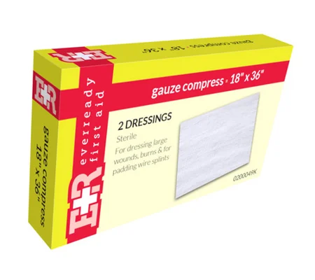 Kit Box Refill 18" X 36" Compress bandage 2 Pack