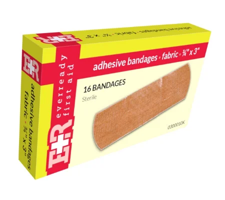 Kit Box Refill Fabric Adhesive Bandage 3/4 X 3 - 16