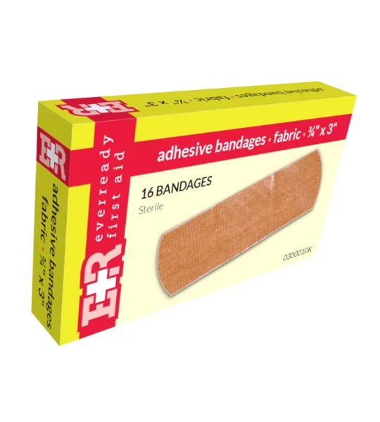 Kit Box Refill Fabric Adhesive Bandage 3/4 X 3 - 16