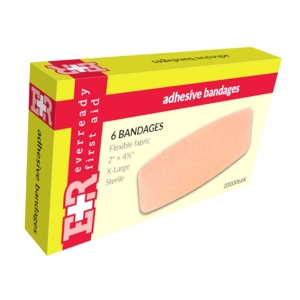 Kit Box Refill Fabric Adhesive Bandage 2 X 4 1/2 - 6