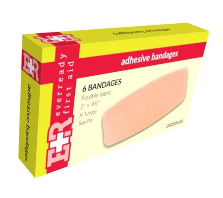 Kit Box Refill Fabric Adhesive Bandage 2 X 4 1/2 - 6