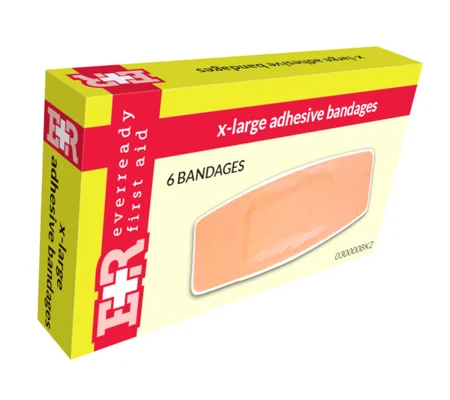 Kit Box Refill Sheer Adhesive Bandage 2 X 4 1/2 - 6