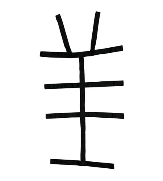 Backboard Spider Straps Velcro Black