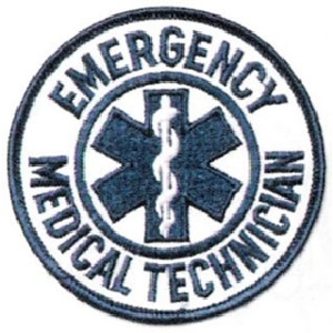 Emergency Medical Technician Round Patch