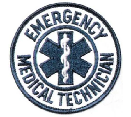 Emergency Medical Technician Round Patch