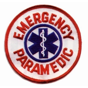 Paramedic 4” Round White Blue Red