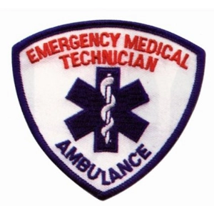 Emt Ambulance White Blue Red
