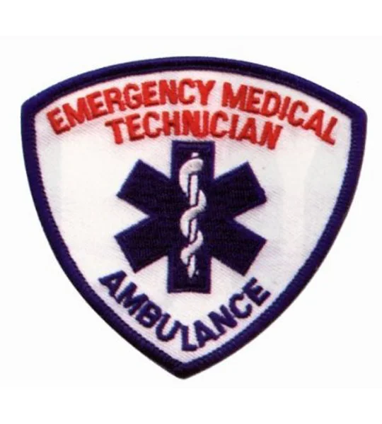 Emt Ambulance White Blue Red