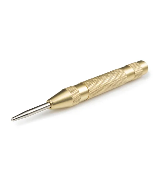 Automatic Center Punch Spring Loaded Window Breaker Brass