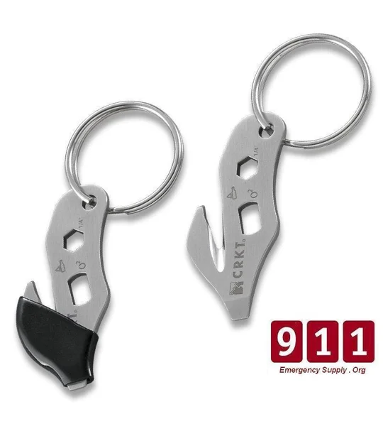 Emergency Key Ring Seat Belt Cutter O2 Wrench KERT CRKT