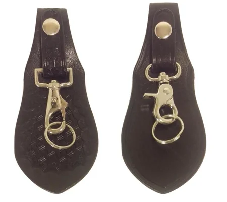 Leather Keyring with Flap