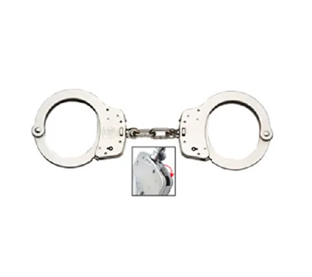 M&P 100 Chain Lever Lock Nickel Handcuff