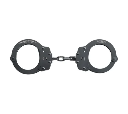 Peerless 730C Superlite Chain Link Handcuffs Black