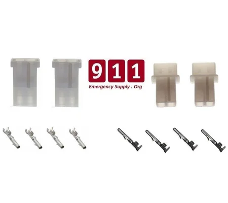 Whelen 2 Pin Strobe Amp Power Supply Connectors