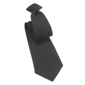 Breakaway Clip on Dress Uniform Tie Black 18