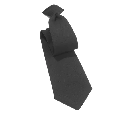 Breakaway Clip on Dress Uniform Tie Black 18"