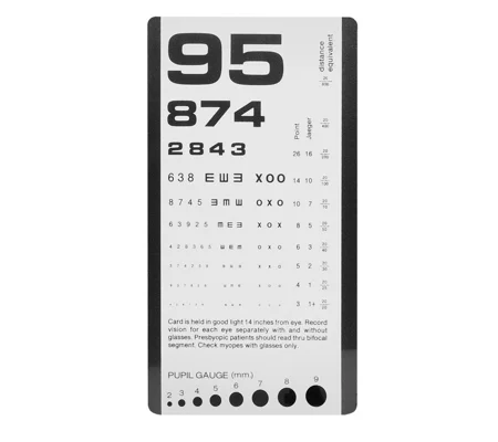 Rosenbaum Pocket Eye Chart