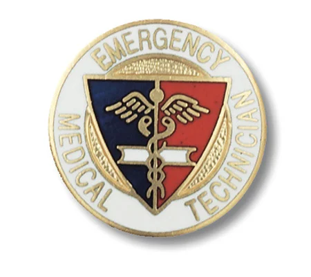 Emergency Medical Technician Collar Pin