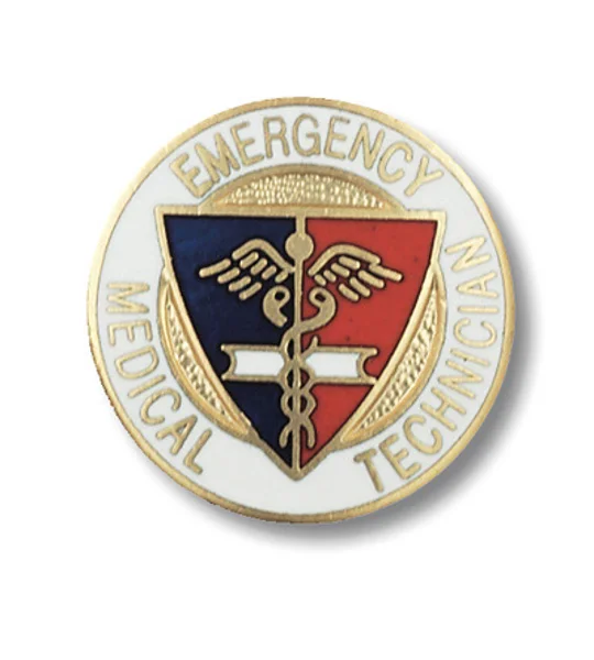 Emergency Medical Technician Collar Pin