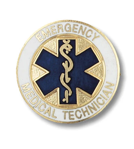 Emergency Medical Technician Collar Pin