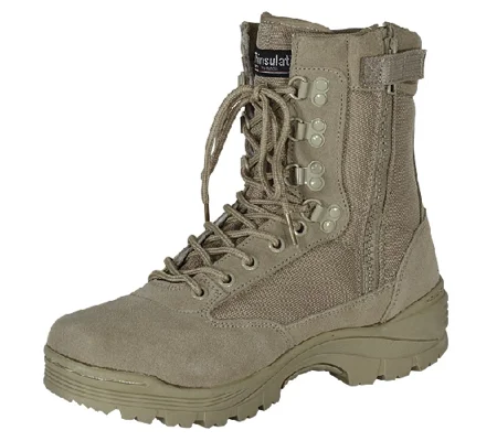 VooDoo - 9" Tactical Thinsulate Side Zip Tan