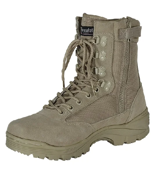 VooDoo - 9" Tactical Thinsulate Side Zip Tan