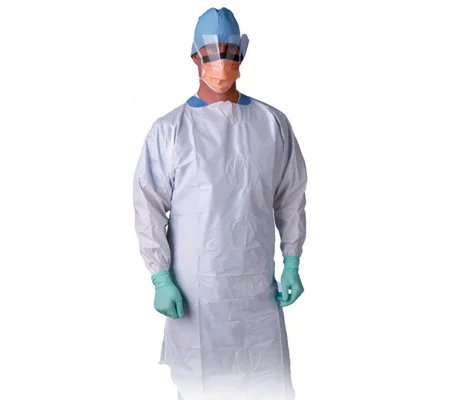 Impervious Poly Coated Isolation Gowns 10 Pack