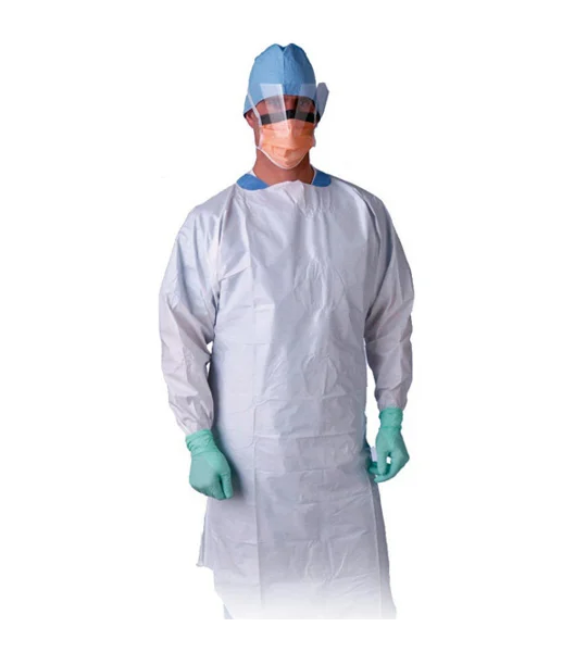 Impervious Poly Coated Isolation Gowns 10 Pack