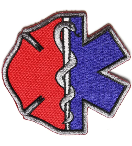 Firefighter EMT Emblems Patch Star of Life Maltese