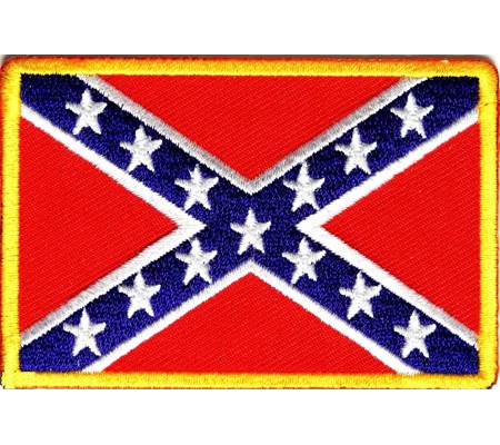 Rebel Confederate Southern Flag Patch
