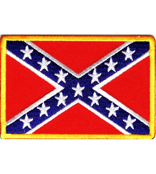 Rebel Confederate Southern Flag Patch