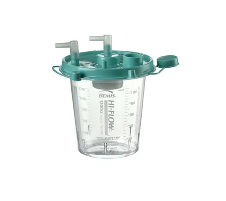 Suction Canister High Flow 1200cc Vacuum-Tight