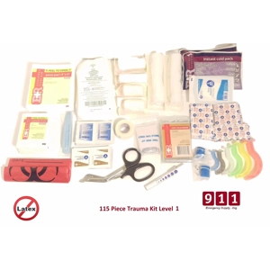 Trauma Bag Refill Kit 115 Piece Level 1