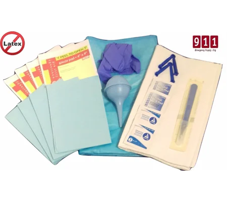 Emergency Disposable OB Obstetrical Kit Bagged Level 1