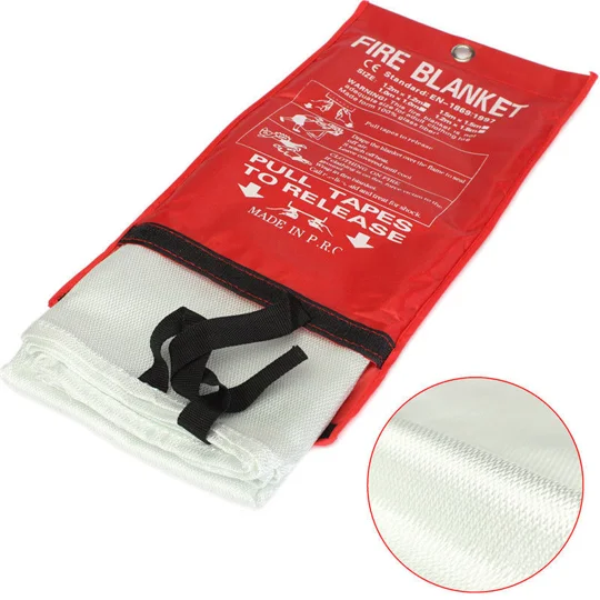 Quick Release Emergency Fire Extinguisher Blanket 3 x 3