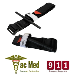 Combat Application Tourniquet CAT Tactical One Hand Black