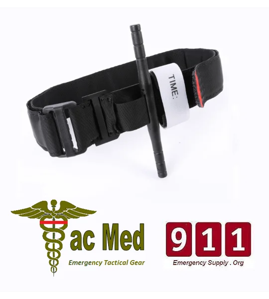 Combat Application Tourniquet CAT Tactical One Hand Black