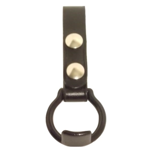 Leather Baton Holder Snap on with Lip