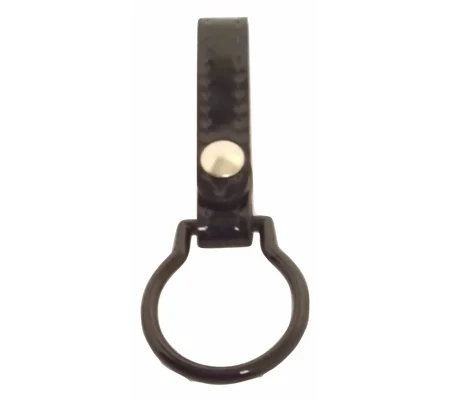 Leather Flashlight Ring Snap On High Gloss Clarino