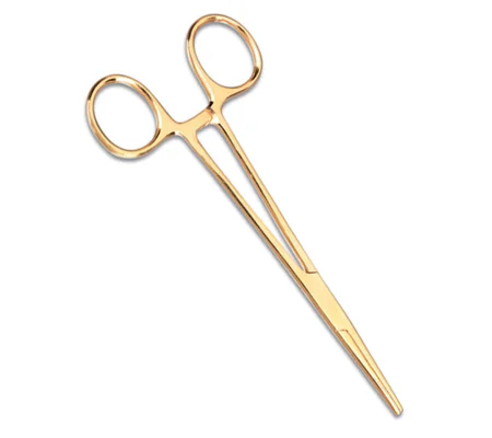 Kelly Forceps 5.5" Gold