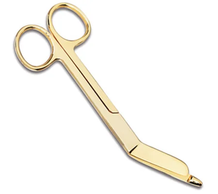 Lister Bandage Scissors Gold