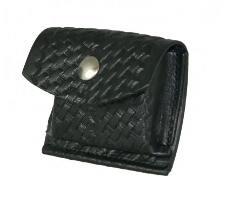 Leather Glove - CPR Mask Pouch Case Basket Weave