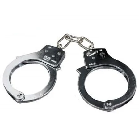 Steel Double Lock Handcuffs Chain