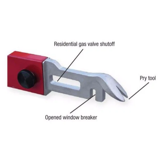 Rescue Saw, Blade and Pry End - Red
