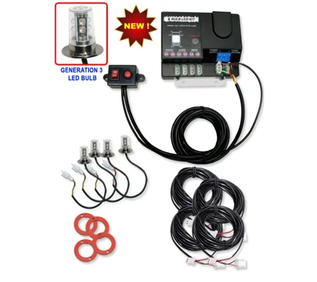 Advanced Hideaway Generation 3 LED lights 60 Watt 4 LED Set