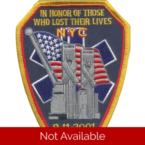 911 NYFD Tribute Shoulder Chest Embroidered Patch