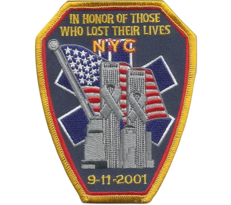 911 NYFD Tribute Shoulder Chest Embroidered Patch