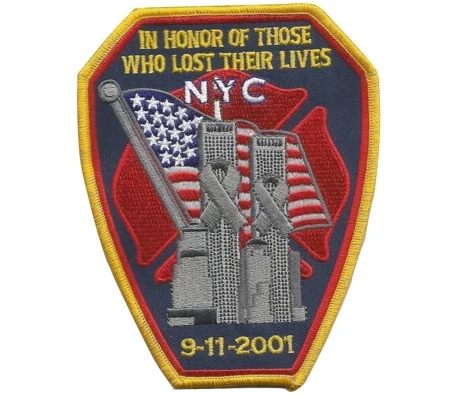 911 NYFD Tribute Shoulder Chest Embroidered Patch Fire