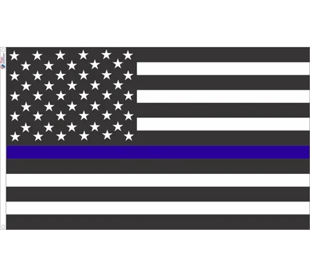 Thin Blue Line USA American Flag